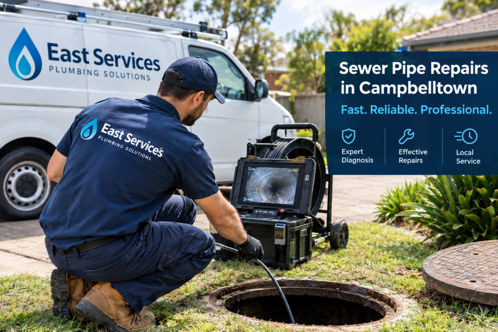 Sewer Pipe Repairs in Campbelltown NSW
